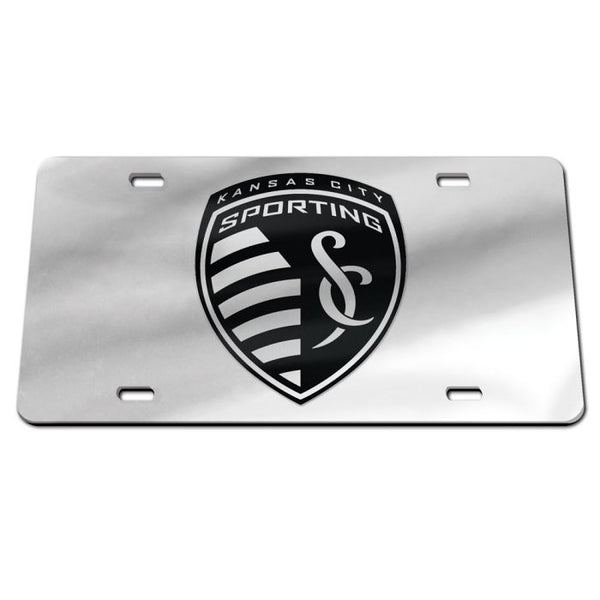 Wholesale-Sporting Kansas City Silver Specialty Acrylic License Plate