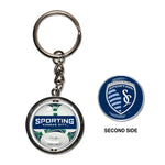 Wholesale-Sporting Kansas City Spinner Key Ring