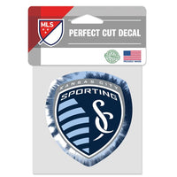 Wholesale-Sporting Kansas City TIE DYE Perfect Cut Color Decal 4" x 4"