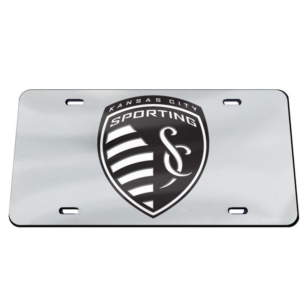 Wholesale-Sporting Kansas City black &amp; white Specialty Acrylic License Plate