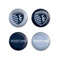 Wholesale-Sporting Kansas City logos Button 4 Pack 1 1/4" Rnd