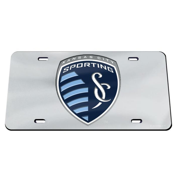 Wholesale-Sporting Kansas City silver Specialty Acrylic License Plate