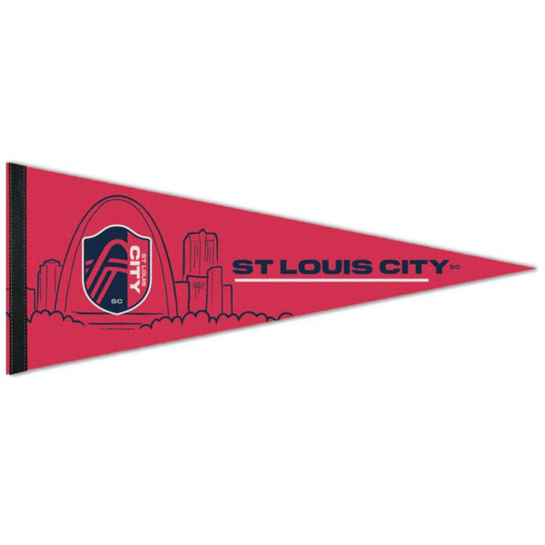 Wholesale-St Louis SC GATEWAY ARCH Premium Pennant 12" x 30"