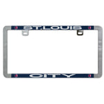 Wholesale-St Louis SC Metal Lic. Plate Frame Slim