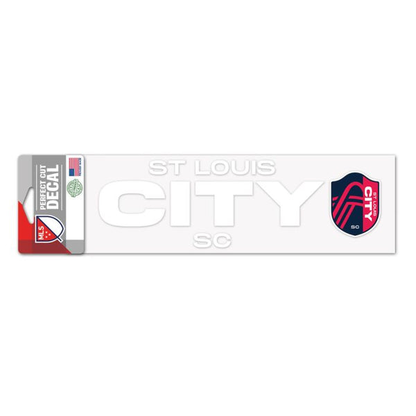 Wholesale-St Louis SC Perfect Cut Decals 3" x 10"