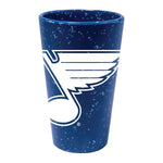 Wholesale-St. Louis Blues Blue Speckle 16 oz Silicone Pint Glass