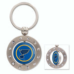 Wholesale-St. Louis Blues Keychain w/Bling Spinner