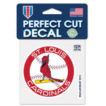 Wholesale-St. Louis Cardinals 1966-97 logo Perfect Cut Color Decal 4" x 4"