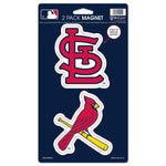 Wholesale-St. Louis Cardinals 2 Pack Magnets 5" x 9"