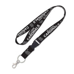 Wholesale-St. Louis Cardinals Black Lanyard w/detachable buckle 1"