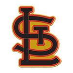 Wholesale-St. Louis Cardinals Black / Orange Collector Enamel Pin Jewelry Card