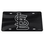 Wholesale-St. Louis Cardinals Black Specialty Acrylic License Plate