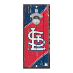 Wholesale-St. Louis Cardinals Bottle Opener Sign 5x11