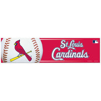 Wholesale-St. Louis Cardinals Bumper Strip 3" x 12"