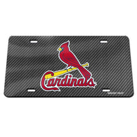 Wholesale-St. Louis Cardinals CARBON Specialty Acrylic License Plate