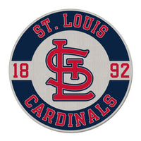 Wholesale-St. Louis Cardinals CIRCLE ESTABLISHED Collector Enamel Pin Jewelry Card