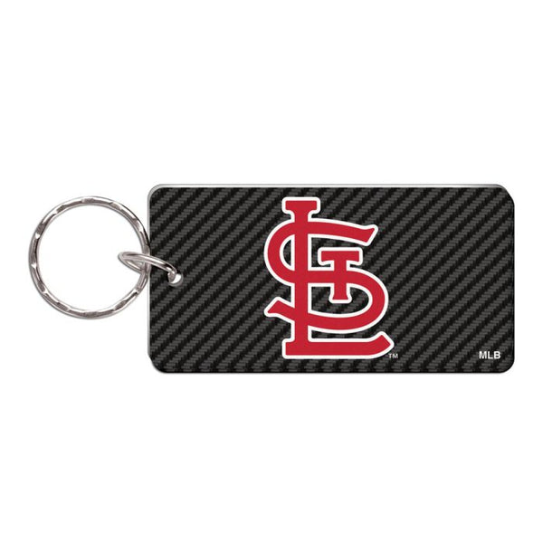 Wholesale-St. Louis Cardinals Carbon Keychain Rectangle