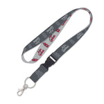 Wholesale-St. Louis Cardinals Charcoal Lanyard w/detachable buckle 1"