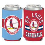 Wholesale-St. Louis Cardinals / Cooperstown STRIPE Can Cooler 12 oz.