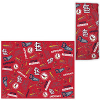 Wholesale-St. Louis Cardinals / Cooperstown Scatter Print Fan Wraps