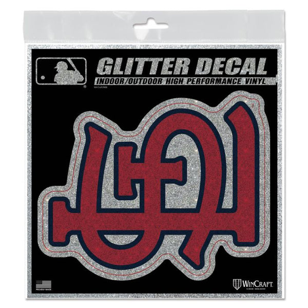 Wholesale-St. Louis Cardinals Decal Glitter 6" x 6"