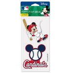 Wholesale-St. Louis Cardinals / Disney Perfect Cut Decal Set of two 4"x4"