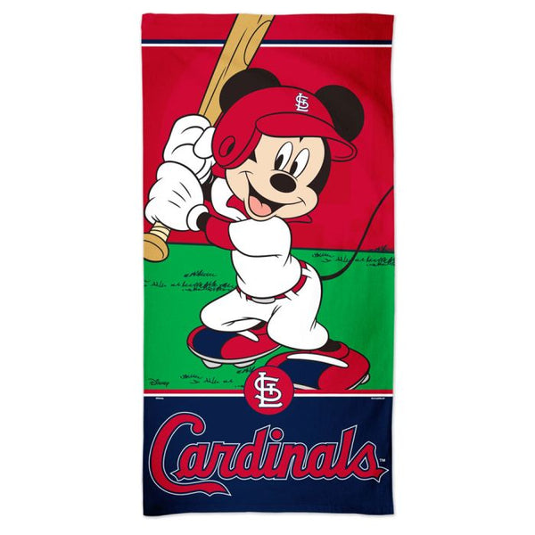 Wholesale-St. Louis Cardinals / Disney Spectra Beach Towel 30" x 60"