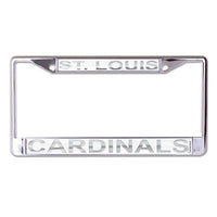 Wholesale-St. Louis Cardinals FROST Lic Plt Frame S/L Printed