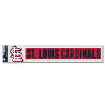 Wholesale-St. Louis Cardinals Fan Decals 3" x 17"