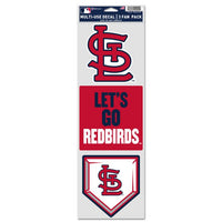 Wholesale-St. Louis Cardinals Fan Decals 3.75" x 12"