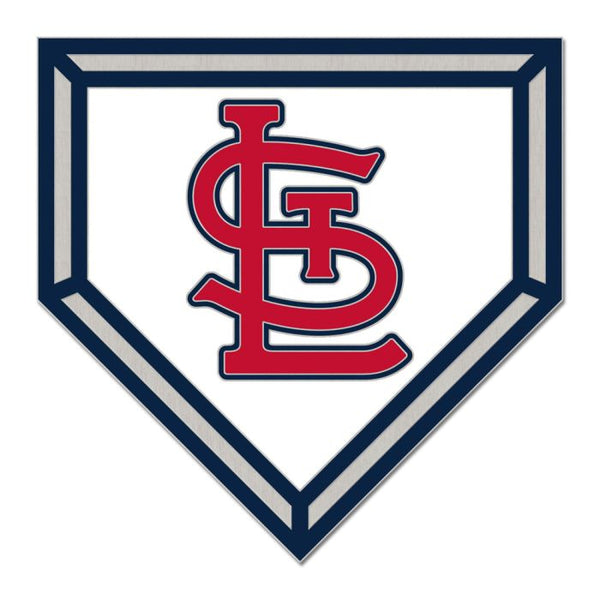 Wholesale-St. Louis Cardinals HOME PLATE Collector Enamel Pin Jewelry Card