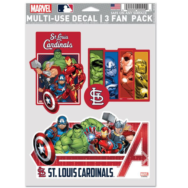 Wholesale-St. Louis Cardinals / Marvel (c) 2021 MARVEL Multi Use 3 Fan Pack