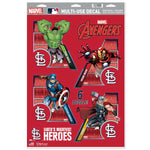 Wholesale-St. Louis Cardinals / Marvel (c) 2021 MARVEL Multi-Use Decal 11" x 17"