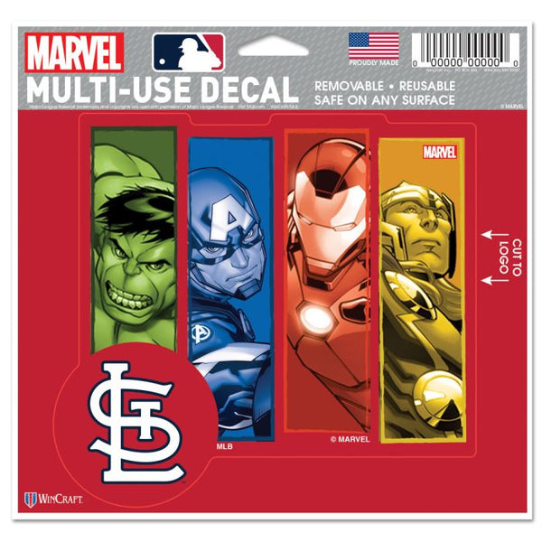 Wholesale-St. Louis Cardinals / Marvel (c) 2021 MARVEL Multi-Use Decal - cut to logo 5" x 6"