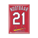 Wholesale-St. Louis Cardinals Metal Magnet 2.5" x 3.5" Lars Nootbaar