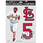 Wholesale-St. Louis Cardinals Multi Use 3 Fan Pack Albert Pujols