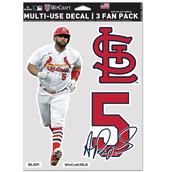 Wholesale-St. Louis Cardinals Multi Use 3 Fan Pack Albert Pujols