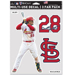 Wholesale-St. Louis Cardinals Multi Use 3 Fan Pack Nolan Arenado