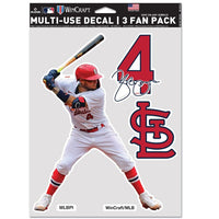 Wholesale-St. Louis Cardinals Multi Use 3 Fan Pack Yadier Molina