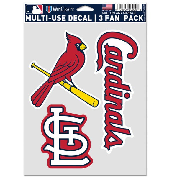 Wholesale-St. Louis Cardinals Multi Use 3 Fan Pack