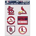 Wholesale-St. Louis Cardinals Multi Use 6 Fan Pack