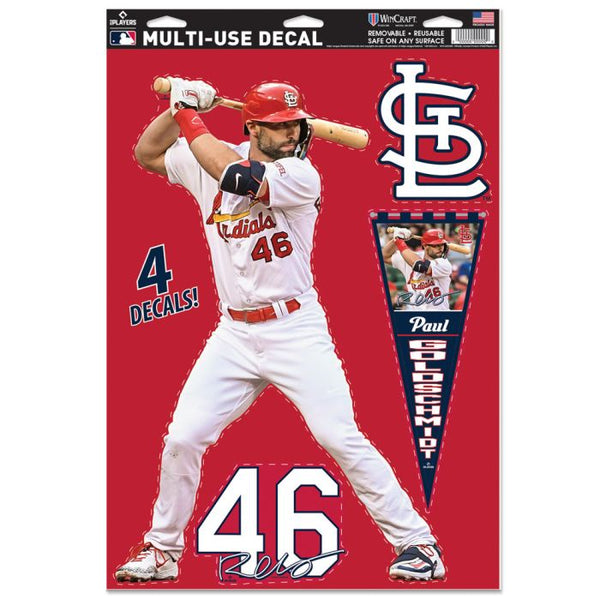 Wholesale-St. Louis Cardinals Multi Use Decal 11" x 17" Paul Goldschmidt