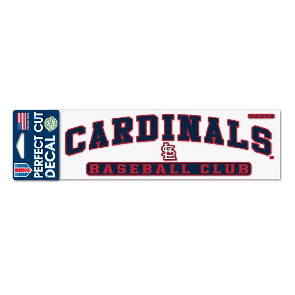 Wholesale-St. Louis Cardinals Perfect Cut Decals 3" x 10"