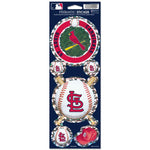 Wholesale-St. Louis Cardinals Prismatic Decal 4" x 11"