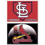 Wholesale-St. Louis Cardinals Rectangle Magnet, 2pack 2" x 3"