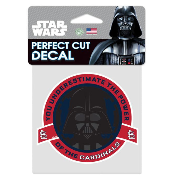 Wholesale-St. Louis Cardinals / Star Wars Darth Vader Perfect Cut Color Decal 4" x 4"