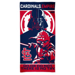 Wholesale-St. Louis Cardinals / Star Wars Darth Vader and Yoda Spectra Beach Towel 30" x 60"