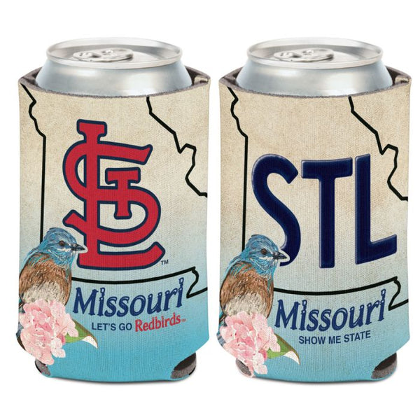 Wholesale-St. Louis Cardinals State Plate Can Cooler 12 oz.