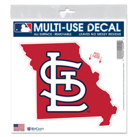 Wholesale-St. Louis Cardinals State Shape All Surface Decal 6" x 6"