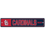 Wholesale-St. Louis Cardinals Street / Zone Sign 3.75" x 19"